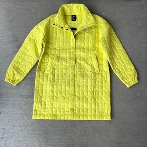 Nike Women's NSW Sportswear Quilted Jacket Yellow CU6691-757 Size S Oversized
